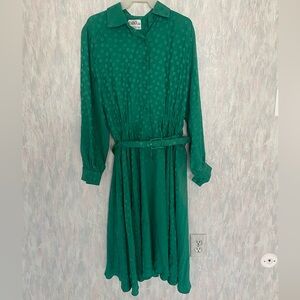 Vintage Ciao Ltd Women's Dress Long Sleeve Floral Multicolor Size 10